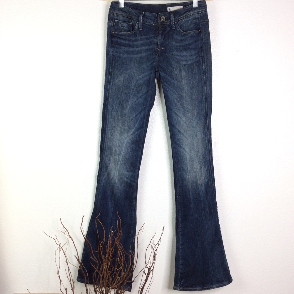G-STAR RAW Nova Bell Low Rise Flare Jeans 26